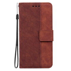 Estuche para teléfono de cuero con relieve g...