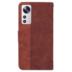 Estuche para teléfono de cuero con relieve g...