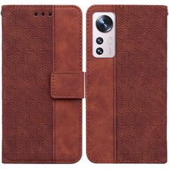 Estuche para teléfono de cuero con relieve g...