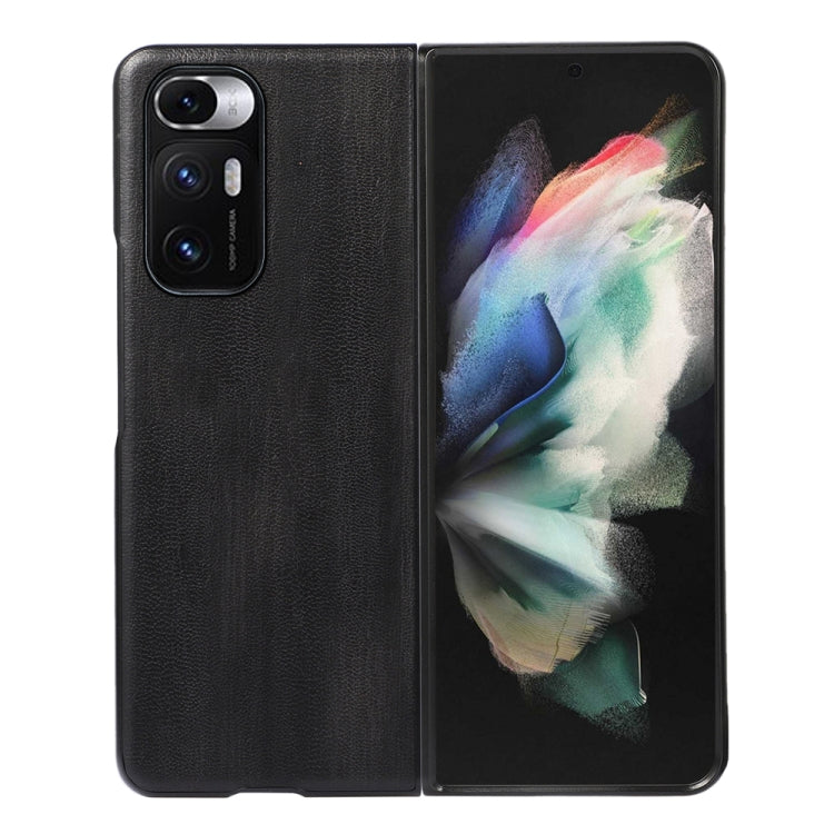 Funda de teléfono PU con textura de vaca ama...