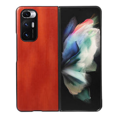 Funda de teléfono PU con textura de vaca ama...