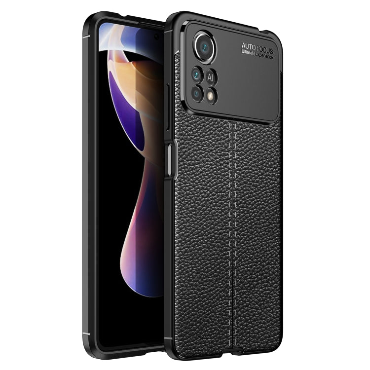 Litchi Texture TPU Funda para teléfono a pru...