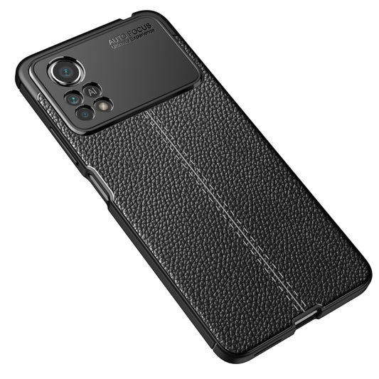Litchi Texture TPU Funda para teléfono a pru...