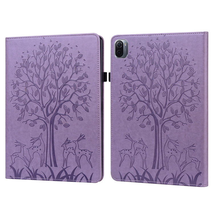 Estuche para tableta de cuero estampado pren...