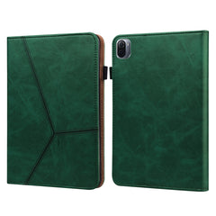 Estuche de cuero a rayas en relieve de color...