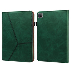 Estuche de cuero a rayas en relieve de color...