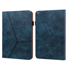 Estuche de cuero elegante con rayas en relie...