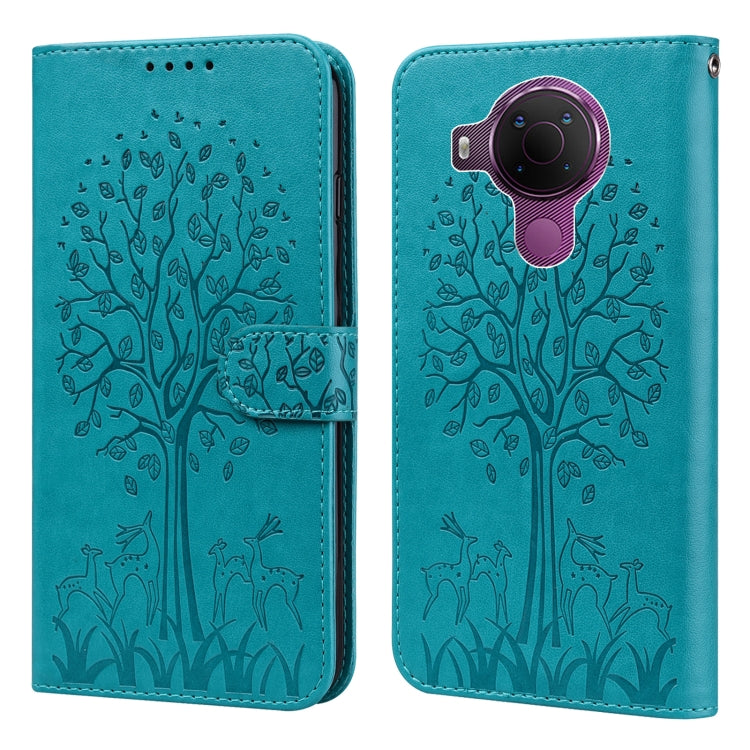 Estuche para teléfono de cuero con tapa pren...