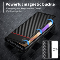 LC.IMEEKE Funda de teléfono de cuero PU + TP...