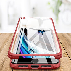 Caja de teléfono de TPU de vidrio de doble c...