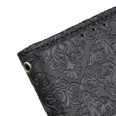 Estuche para teléfono de cuero en relieve fl...
