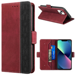 Estuche de cuero RFID magnético cosido      ...