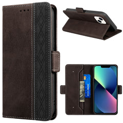 Estuche de cuero RFID magnético cosido      ...