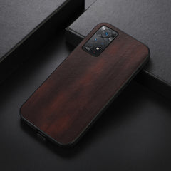 Funda de teléfono PU con textura de vaca ama...