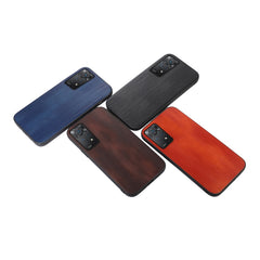 Funda de teléfono PU con textura de vaca ama...