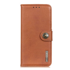 KHAZNEH Funda de cuero con tapa horizontal c...