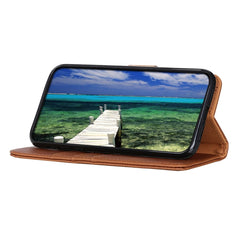 KHAZNEH Funda de cuero con tapa horizontal c...