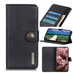 KHAZNEH Funda de cuero con tapa horizontal c...