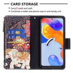 Estuche para teléfono de cuero con cremaller...