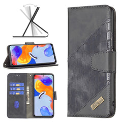 Estuche de cuero con textura de cocodrilo en...