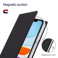 Funda de cuero con tapa magnética a prueba d...
