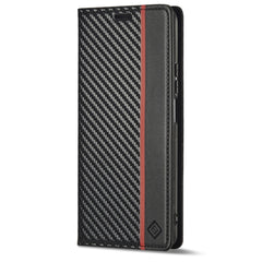 LC.IMEEKE Funda de cuero con tapa de textura...
