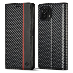 LC.IMEEKE Funda de cuero con tapa de textura...