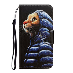 Estuche para teléfono de cuero con dibujo en...
