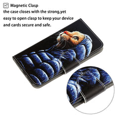Estuche para teléfono de cuero con dibujo en...