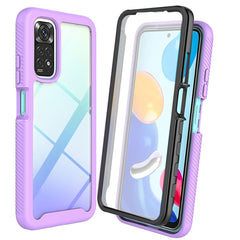 Starry Sky Color sólido PC + TPU Funda para ...