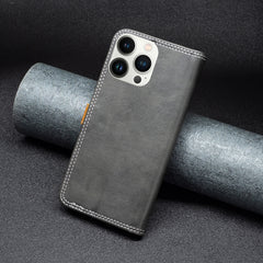 Estuche para teléfono de cuero de doble líne...