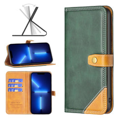 Estuche para teléfono de cuero de doble líne...