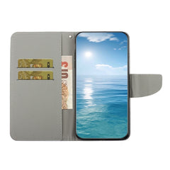 Estuche de cuero con tapa de patrón de dibuj...