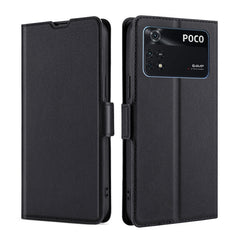 Estuche de cuero ultra delgado con hebilla l...