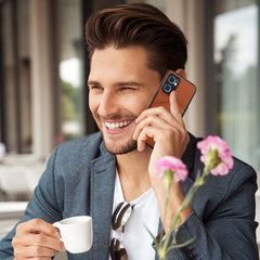 Funda para teléfono PU + TPU + PC con sensac...