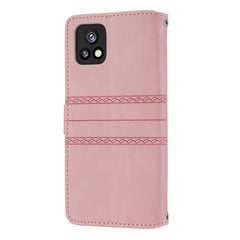Estuche de cuero para teléfono con tapa hori...