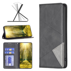Estuche para teléfono de cuero magnético con...