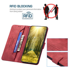 BF09 Hebilla magnética RFID Flip Funda de cu...