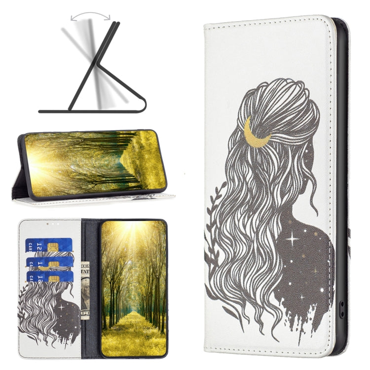 Estuche para teléfono de cuero pintado magné...