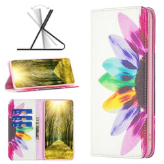 Estuche para teléfono de cuero pintado magné...