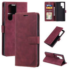 Estuche para teléfono de cuero con cepillo a...