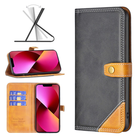 Estuche de cuero con doble hilo de coser a j...