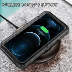 Caja de teléfono de metal + silicona con pro...