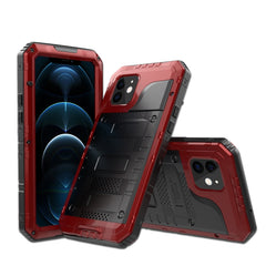 Caja de teléfono de metal + silicona con pro...