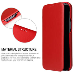Estuche magnético para teléfono de cuero gen...