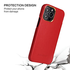 Estuche magnético para teléfono de cuero gen...