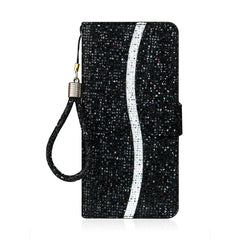 Estuche para teléfono de cuero con polvo de ...