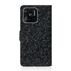 Estuche para teléfono de cuero con polvo de ...