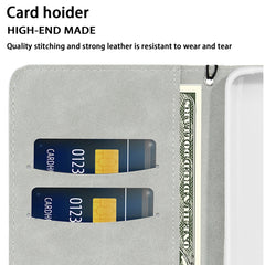 Estuche para teléfono de cuero con polvo de ...
