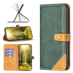 Estuche de cuero para teléfono con doble hil...